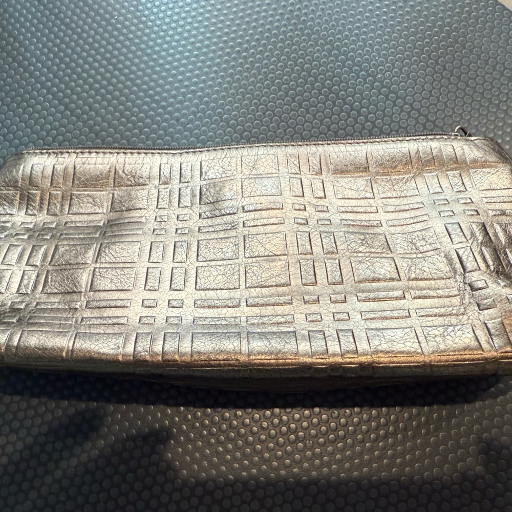 Burberry Bronze Geometric Pouch